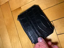 Tarjetero con textura de mármol, cartera pequeña de bolsillo para tarjetas de crédito, delgado y delgado, color blanco