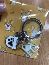 LLavero de aleación de Metal para hombre y mujer, colgante de perro, llavero de coche, bolso, llavero