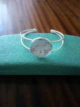 Alta calidad 20mm 25mm 7 colores plateados brazalete Base pulsera en blanco bandeja de hallazgos bisel Ajuste de Cameo de cabujón