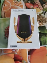 Soporte de carga rápida Qi para teléfono de coche, montaje de Sensor infrarrojo automático para iPhone X, XR, XS, 12, 11, 8, Samsung S20, S10, S9, S8