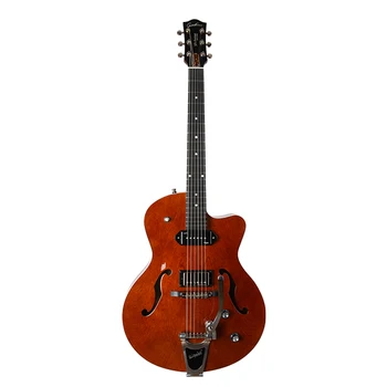 047802 5th Ave Uptown custom Havana Brown electric guitar arctop, with case, Godin
047802 5th Ave Uptown custom Havana Brown electric guitar arctop, with case, Godin