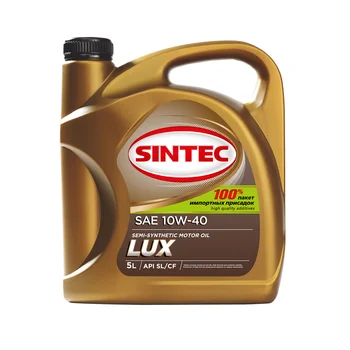 

Engine oil sintec Lux SAE 10W-40 API SL/CF 5L semi-synthetic motor oil