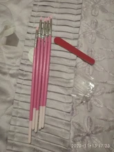 5 unids/set de Arte de uñas de silicona cepillo de pluma de madera grabado repujado hueco cerámica forma de escultura de arcilla que salpican esmalte de uñas para manualidades herramientas