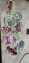 Pegatinas Retro de hipopótamo, etiquetas con diseño de autobús de amor y paz para coche, portátil, equipaje, Skateboards, diario, papelería, pegatina, 10/30/50 Uds.