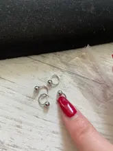 Pendientes pequeños de plata de ley S925 para mujer, con forma de hueso del oído, orejera hipoalergénica sencilla, con personalidad
