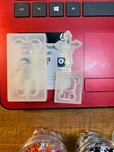 Moldes UV de silicona con forma de pata de oso para joyería, 1 pieza, DIY