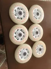 2 piezas 90 100 de 110 de velocidad de la rueda de ILQ-11 608 patinaje teniendo en línea velocidad patines ruedas 90A duradero PU Flash LED brillo neumáticos