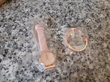 Conjunto de relojes con flores para mujer, pulsera de cuero, de cuarzo, informal, 2 uds.