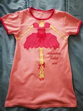 Camisón de algodón con dibujos de unicornios, Chica adolescente pequeños, Verano