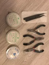 Accesorios de joyería para hacer joyas DIY, conjunto de herramientas con anillo abierto de varios aros, broche de langosta, cadena de cola, hebilla de clip, kit de muelles, ganchos para pendientes