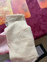 Medias de Ballet de seda transparente para niños y niñas, medias transparentes de Color caramelo, Color blanco, novedad de verano