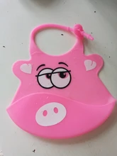 Baberos para bebé estampados de dibujos animados, ropa de alimentación de silicona suave, impermeable, con patrón de animales, babero ajustable para niño y niña