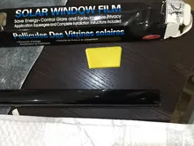 Película tintada de cristal para ventana de coche, color negro oscuro, rollo de 5%-50%, para verano, ventanas de casa, vidrio tintado, protección Solar