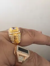 Hip Hop anillo Vintage anillos de joyería para las mujeres de diamantes de imitación completa Punk dorado dedo anillo Rock anillos de boda con cristal