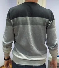 Suéter informal para hombre, Jersey de punto ajustado a rayas con cuello redondo, M-3XL de otoño, 2021