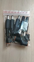 Enchufes macho de plástico de 12V y 3A + enchufe de montaje de Panel hembra, conector de alimentación DC, suministros eléctricos, 10 Uds.