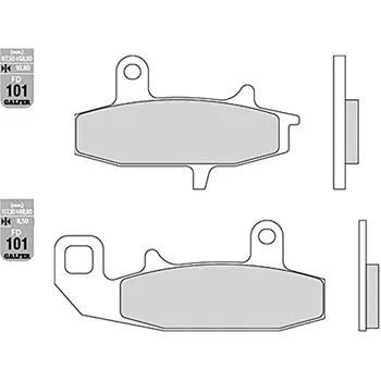 GALFER pads FD101 organic front FD101 from G1054 KBA - al from FD101 of 8400 cartridge
GALFER pads FD101 organic front FD101 from G1054 KBA - al from FD101 of 8400 cartridge