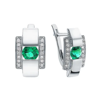 Silver earrings with nanocrystal and cubic zirconia sunlight sample 925
Silver earrings with nanocrystal and cubic zirconia sunlight sample 925
