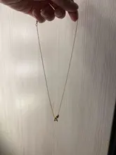 SUMENG-collar con inicial de corazón pequeño para mujer, Gargantilla con nombre y letras de Color dorado y plateado, joyería colgante de mujer