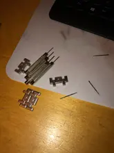 Correa de reloj de acero de 0,7/0,8/0,9/1,0mm, herramienta de reparación, accesorios de relojería