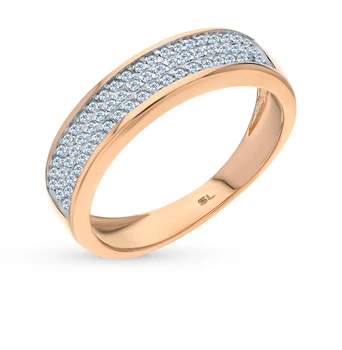 Gold ring with diamonds sunlight sample 585
Gold ring with diamonds sunlight sample 585