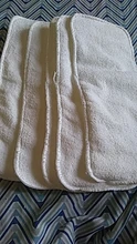 5 uds reutilizable ropa de pañales de bebé pañal de 1 pieza 3 capa insertar 100% algodón lavables cuidado del bebé respetuoso del medio ambiente de pañal
