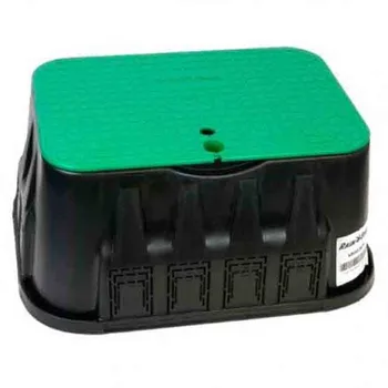 Large rectangular irrigation collection box with lid and vise 
Large rectangular irrigation collection box with lid and vise