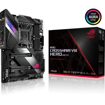 Motherboard ASUS X570 ROG Crosshair VIII Hero (Wi-Fi) - AM4
Motherboard ASUS X570 ROG Crosshair VIII Hero (Wi-Fi) - AM4
