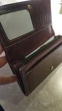 ¡Novedad de 2020! Cartera de piel de aceite de cera para mujer portfel damski bolso de mano largo de Piel de mujer cartera tarjetero cartera femenina