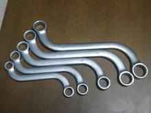 Juego de llaves inglesas, anillo de doble punta tipo S, 10-19mm, 5 uds.