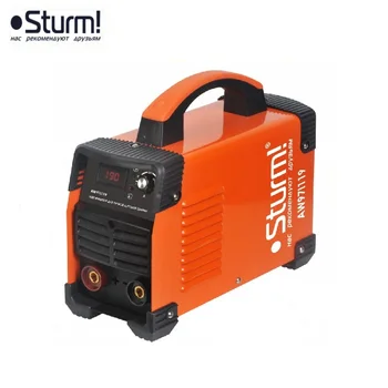AW97I119 Sturm welding machine, 190 A, voltage 160-250 V, 60%, HotStart / AntiStick / ArcForc Electrical inverter Welding unit
AW97I119 Sturm welding machine, 190 A, voltage 160-250 V, 60%, HotStart / AntiStick / ArcForc Electrical inverter Welding unit
