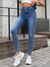 Women's Jeans Stretch Denim Pants Distressed Skinny Leg High Waisted Anlke Length Washed 2022 Fashion Female Pencil Trousers
Women's Jeans Stretch Denim Pants Distressed Skinny Leg High Waisted Anlke Length Washed 2022 Fashion Female Pencil Trousers