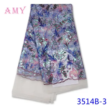 African Sequin Organza Lace Fabric 2020 High Quality Lace French Tulle Lace Nigerian Lace Fabrics For Wedding AMY3514B 
African Sequin Organza Lace Fabric 2020 High Quality Lace French Tulle Lace Nigerian Lace Fabrics For Wedding AMY3514B