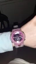 UTHAI CE35 niños reloj deportivo para niñas adolescentes chico electrónica Digital relojes reloj jalea transparente impermeable