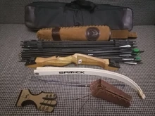 Bolsa de lona para arco de tiro con arco, funda de transporte de mano de almacenamiento con correas de hombro ajustables