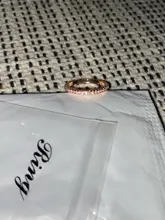 Anillo de boda de cristal de circonia cúbica Micro pavé para mujer, sortija de apilamiento eterno, banda de aniversario de oro rosa de 1,0mm