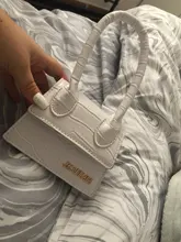 Jacquemus-Mini bolsas cuadradas pequeñas para mujer, diseñador de mano, marca de lujo, bolso de hombro de cuero de PU, trabajo, oficina, 2020