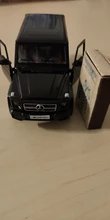 Coche de aleación Mercedes benz G63, modelo de coche con retroceso, vehículos fundidos a presión, regalos de recuerdo para niños, 1: 36