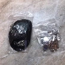 20 unids/lote Real hecho a mano de cuero ajustable trenzado collares de cuerda y amuletos colgantes resultados langosta cierre cuerda cordón 2 mm