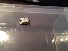 30 unids/lote borde plano DIP 5 Pin tipo B Micro conector USB hembra Puerto plano Jack cola Sockect para Samsung Lenovo Huawei ZTE ect