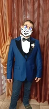Traje de negocios azul marino para hombre, trajes de boda, esmoquin ajustado, 3 piezas, novedad de 2020