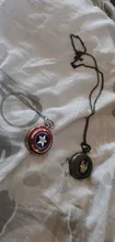 Reloj De bolsillo con colgante De capitán Star Shield, nuevo, 2015