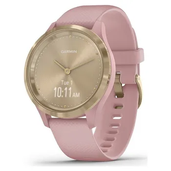 Garmin vivomove 3s golden color smart watch with strap pink-39mm-touch screen-bt-5atm-multisport-
Garmin vivomove 3s golden color smart watch with strap pink-39mm-touch screen-bt-5atm-multisport-
