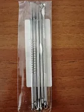 Extractor de puntos negros, limpiador de puntos negros, corrector de acné, juego de agujas, limpiador de poros negros, 1/5 Uds.