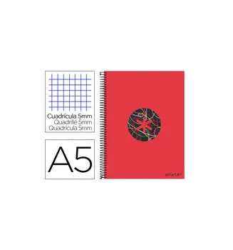 Spiral notebook led paper A5 MICRO ANTARTIK cover FORRADA120H 100 GR Picture 5MM 5 BANDA6 drills TRENDING red 2020
Spiral notebook led paper A5 MICRO ANTARTIK cover FORRADA120H 100 GR Picture 5MM 5 BANDA6 drills TRENDING red 2020