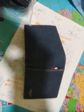 Cartera corta de cuero para hombre, monedero de Color sólido, Estilo Vintage, famosas, carteras masculinas