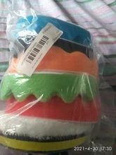 Almohadilla de pulido para coche, almohadilla de esponja de pulido para coche, adaptador de taladro abrasivo, accesorio de herramientas de encerado, 3, 5, 6 y 7 pulgadas, 7 Uds.