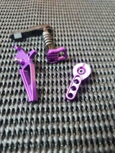 Palanca selectora CNC azul mecanizada, gatillo de liberación de revista, traje de captura para la serie AEG M4/M16, accesorios de caza de Paintball Airsoft