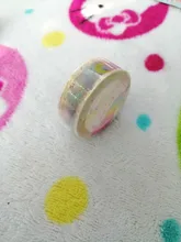 1,5 cm de ancho en rosa unicornio cielo Cinta adhesiva Washi cinta DIY Scrapbooking etiqueta engomada cinta adhesiva