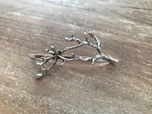 Hair-Clips Alloy-Branch-Hairpins Metal Vintage Elegance Silver Girls Women Tree Fashion